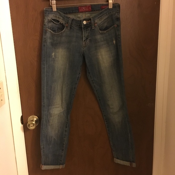 Lucky Brand Sanded Sienna Cigarette Jeans